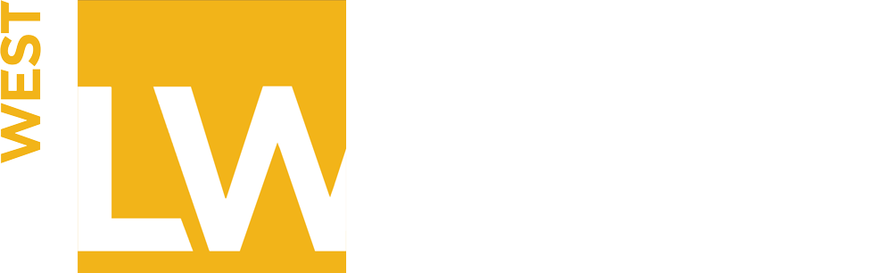 Life Chiropractic College West logo - white transparent png