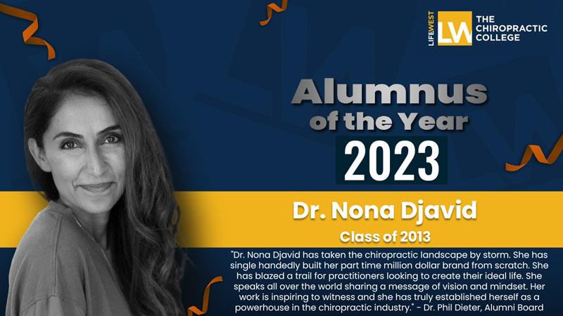 Life West Alumni of the Year 2023 - Dr. Nona Djavid