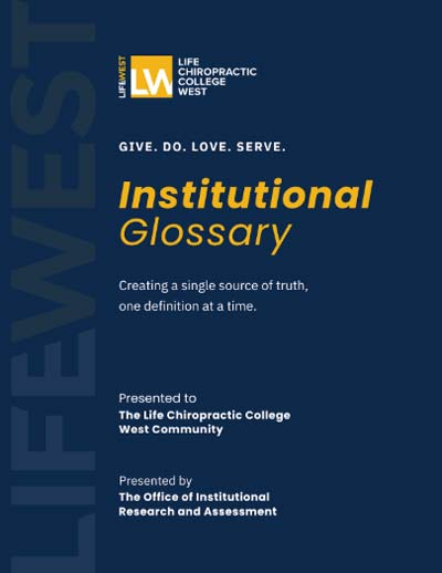 Institutional Data Definitions