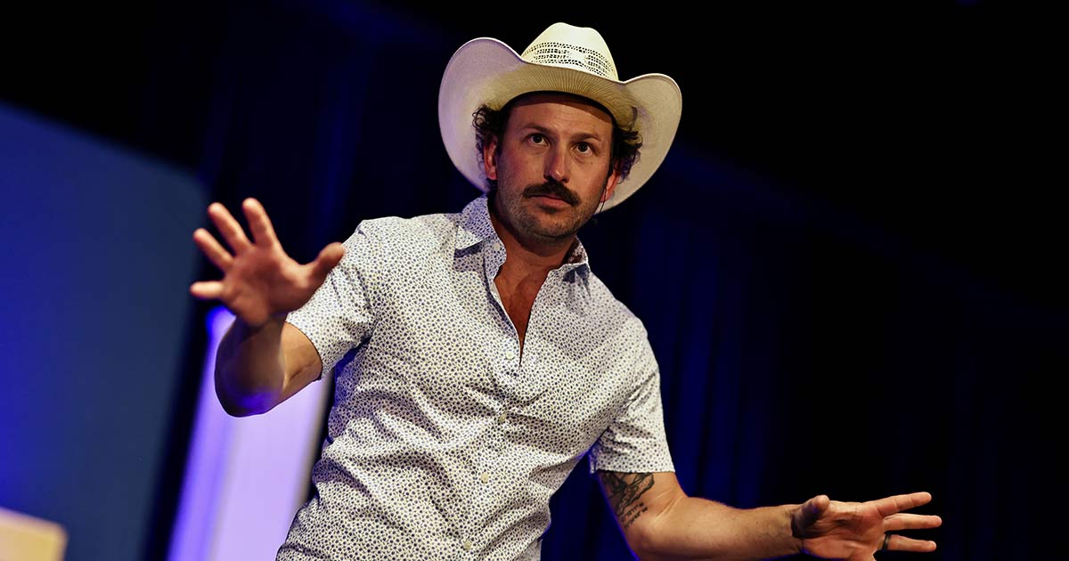 Dr. Austin Davis - Life West Alumni - at The WAVE Chiropractic Conference