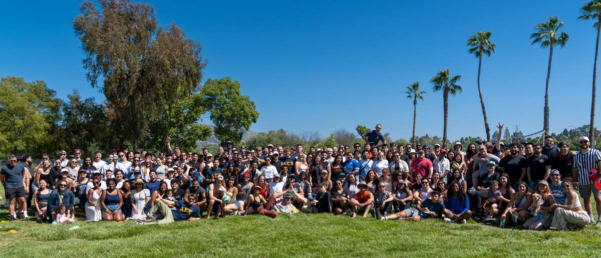 Group photo of chiropractic students at Life Chiropractic College West